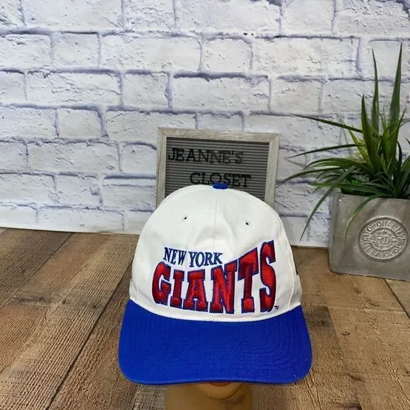 Vintage 90s New York Giants Apex One Classic Collection Hat Cap NFL.